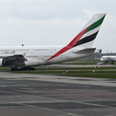 Manchester Airport was closed last night and flights were suspended after an apparent hoax bomb threat which said there was a device on an Emirates flight from Dubai. (Credit: Getty Images)