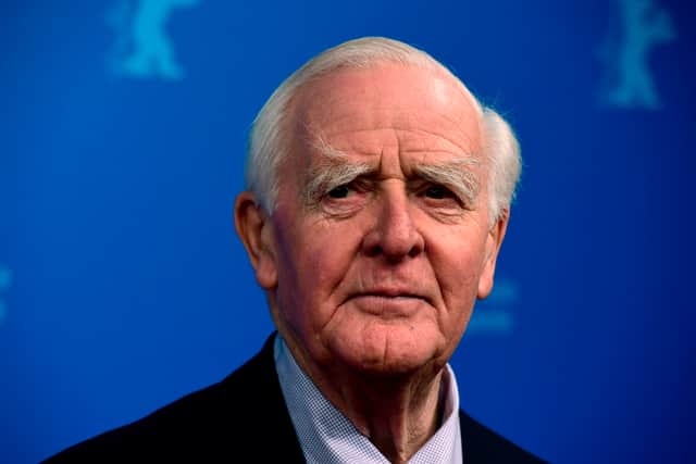 British writer John Le Carre attends a screening of Berlinale Special Series " The Night Manager " by Danish Susanne Bier and British David Farr screened during the 66th Berlinale Film Festival in Berlin on February 18, 2016. (Photo by John MACDOUGALL / AFP) 