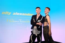 Singer and actor Olly Alexander unveils his first ever Madame Tussauds London figure. Photo by INhouse images.