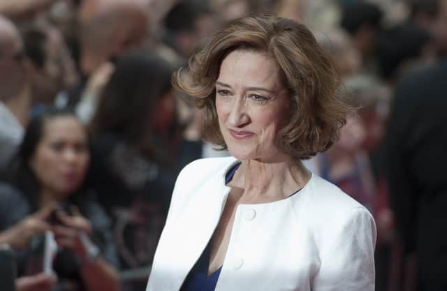 Actress Haydn Gywnne, who stared in comedy shows such as Drop the Dead Donkey and The Windsors, has died at the age of 66, her agent has confirmed. (Credit: Getty Images)