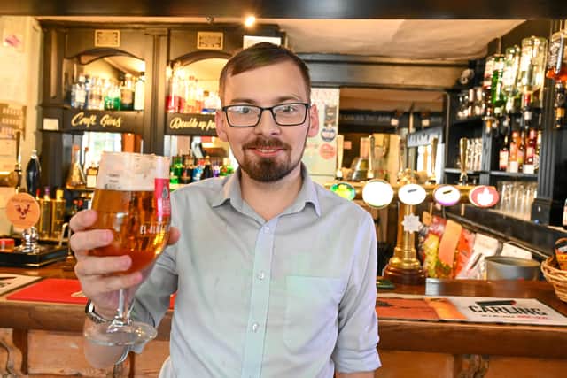 Jon May, who has downed 10 pints a day for the past 200 days, says he hasn't had a single hangover 