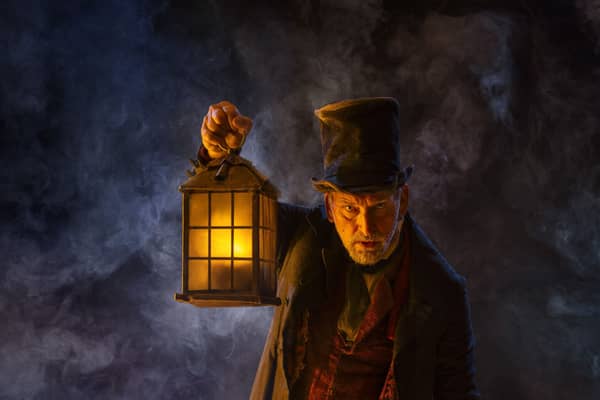 Christopher Eccleston takes on the role of Ebenezer Scrooge in The Old Vic revival of 'A Christmas Carol' (Credit: The Old Vic)