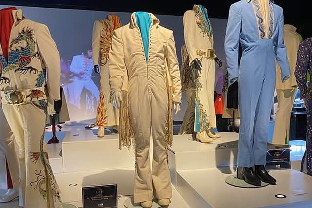 Some of Elvis Presley's most iconic attires will be on display today as part of 'Direct From Graceland: Elvis' at Arches London Bridge (Credit: Direct from Graceland)