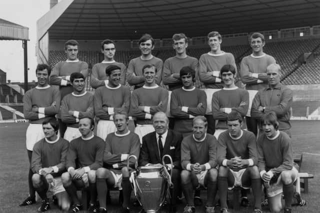 Sir Bobby Charlton helped Manchester United become the first English club to win the European Cup in 1968, 10 years after the Munich air disaster 