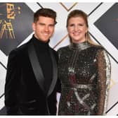 Rebecca Adlington with husband Andy Parsons. Rebecca revealed news of the tragic late miscarriage of her daugher on Instagram. Photograph by Getty