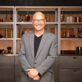 Gregg Wallace on set at 3 Mills Studios for MasterChef: The Professionals
