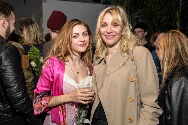 Frances Bean Cobain (L) and Courtney Love attend 'Other Peoples Children launch and store opening' at Other Peoples Children on March 8, 2018 in Los Angeles, California.  (Photo by Emma McIntyre/Getty Images)