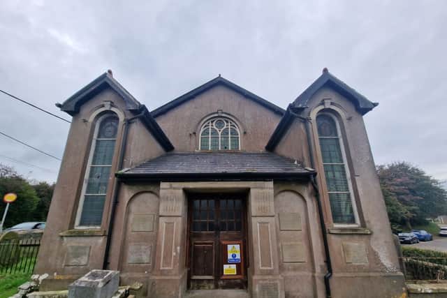 Chapel, at Addison Avenue, Llanharry, in Rhondda Cynon Taf, South Wales is on the market for £69K. (Paul Fosh Auctions / SWNS)
