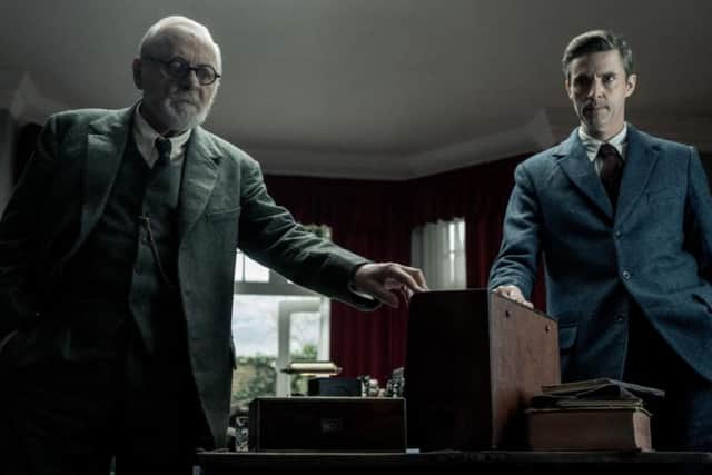 Anthony Hopkins and Matthew Goode star in Freud's Last Session