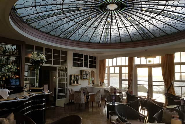 Burgh Island Hotel - Lounge and dome (Rob Farrow)