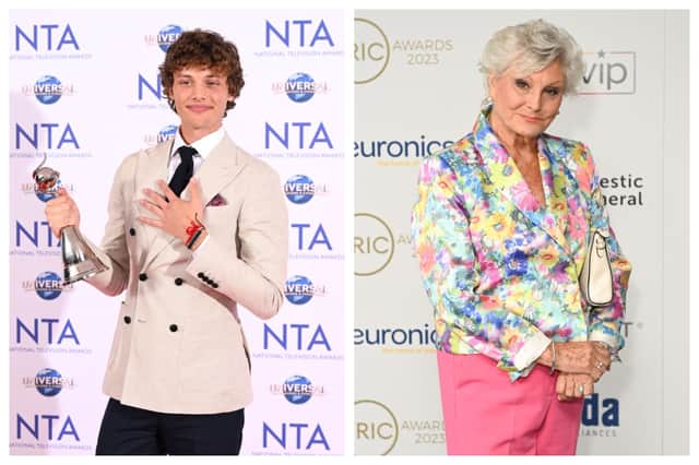 Bobby Brazier and Angela Rippon are the stars of Strictly Come Dancing 2023. Photographs by Getty