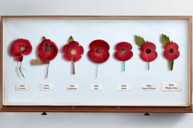 Poppies throug the years (The Royal British Legion/PA Wire)