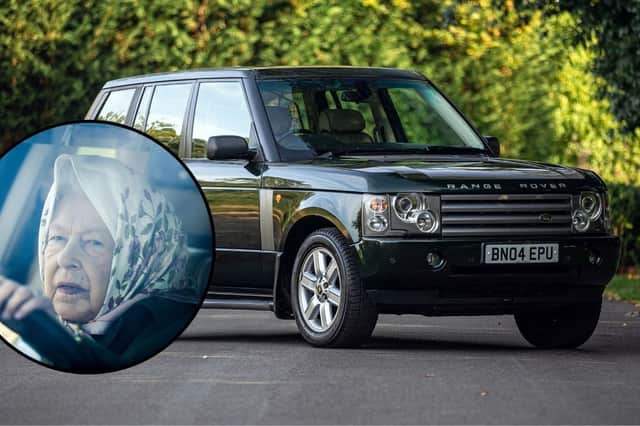 The Queen's Range Rover up for sale for £60k (Getty/ SWNS)
