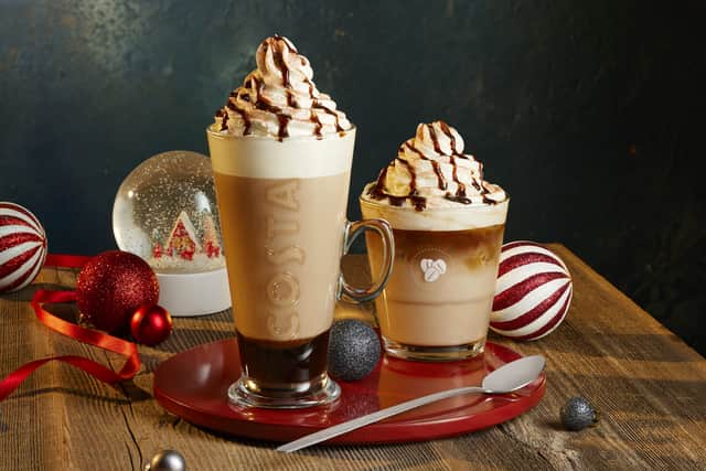 Sticky Toffee Latte and new Sticky Toffee Iced Latte 