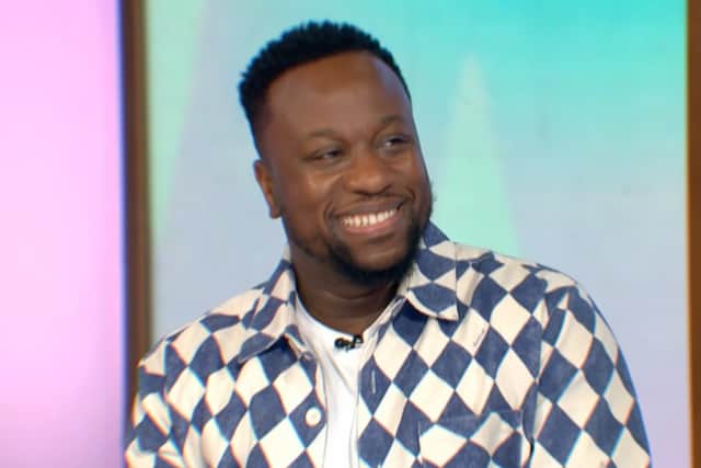 Babatunde Aléshé will be making his debut on the Loose Women panel (Photo: ITV)