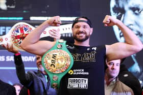 Tyson Fury is unbeaten in his professional boxing career. (Getty Images)