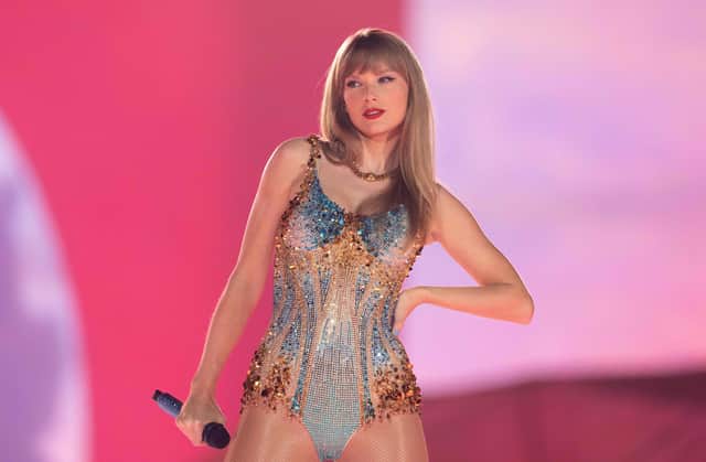 Taylor Swift sang about the invisible strings between lovers - and it has now sparked a relationship TikTok trend called the invisible string theory. Photo by Getty.