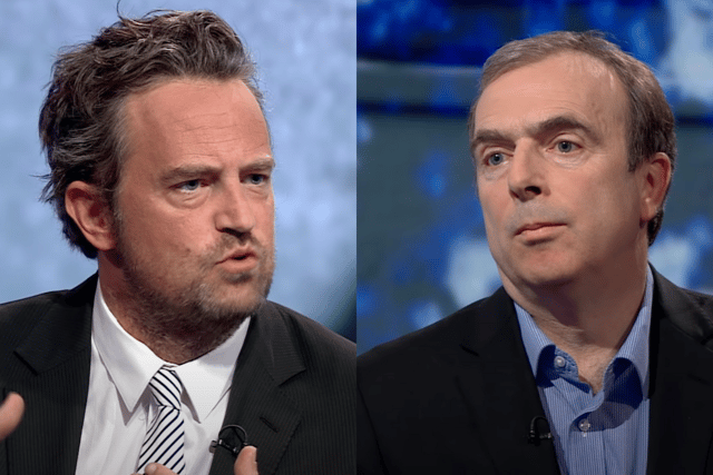 Peter Hitchens shared his debate with Matthew Perry on addiction following the Friends star's death (Credit: BBC)