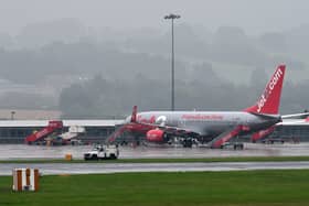 A Jet2 flight heading to Spain from Leeds Bradford Airport was forced to return back after 45 minutes in the air due to “horrible noises”. (Photo: AFP via Getty Images)