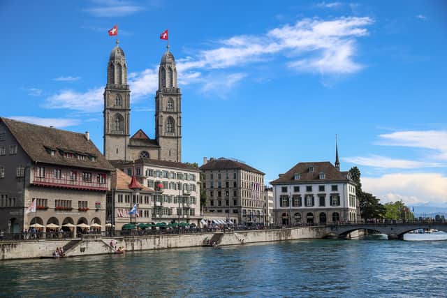 The price of a flight to the Swiss city fell by 11% over the last year. (Photo: Getty Images) 
