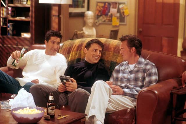 Perry said he was sober for season nine of Friends - the season for which he was nominated for best actor. (Picture: Getty Images) 