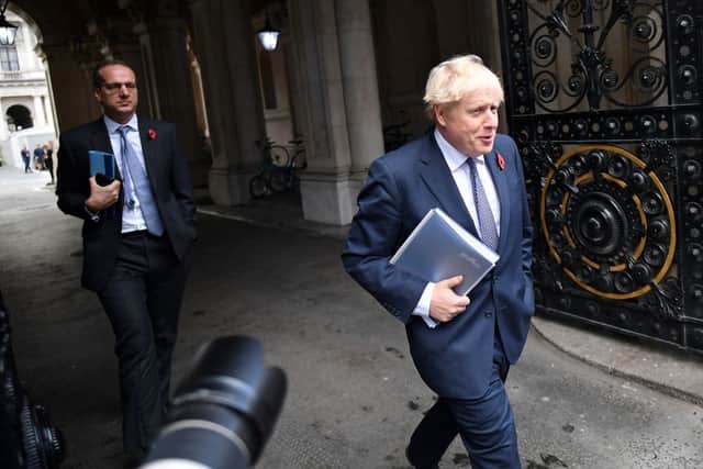 Martin Reynolds, left and former Prime Minister Boris Johnson. (Picture: Getty Images)