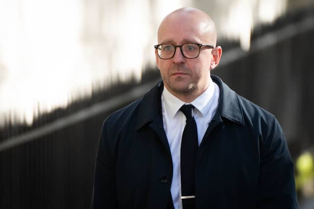 Lee Cain arrives at the Covid Inquiry. Credit: James Manning/PA Wire
