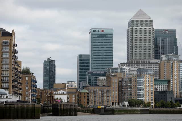 Tower Hamlets, which includes a diverse range of neighbourhoods from Canary Wharf to Bethnal Green, was listed as the 14th least-affordable place for renters in England. Credit: Dan Kitwood/Getty Images.