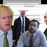There were astonishing quotes at the Covid Inquiry from (L-R) Boris Johnson, Lee Cain, Simon Case and Dominic Cummings. Credit: PA/Getty/Kim Mogg