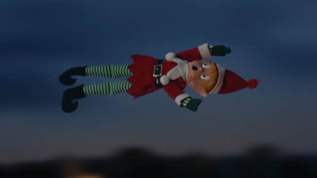 Zawe, known for her role in Channel 4 sitcom Fresh Meat, can't quite get her message across in a tough game of charades and instead, takes to the roof and sends an unassuming elf flying across the city. 