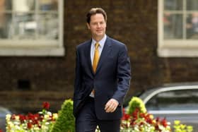 Former Deputy Prime Minister Nick Clegg arrives in Downing Street in 2010 (Getty)