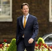 Former Deputy Prime Minister Nick Clegg arrives in Downing Street in 2010 (Getty)
