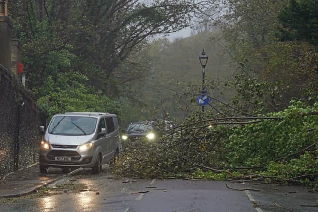 Storm Ciarán has brought wild conditions and travel chaos to parts of the UK - but when is it expected to pass? (Credit: Gareth Fuller/PA Wire)
