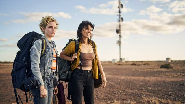 Julia Garner and Jessica Henwick star as US backpackers in Australia in thriller The Royal Hotel