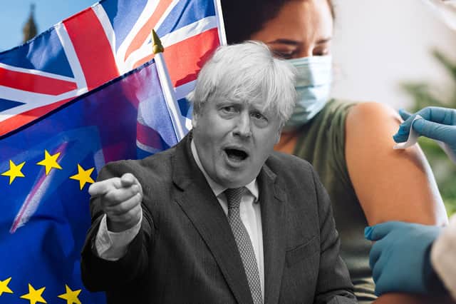 Boris Johnson focused on Brexit over Covid. Credit: Getty/Adobe/Kim Mogg