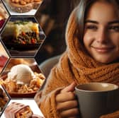 The 19 comfort foods and drinks people enjoy the most during the winter have been revealed in a new study, with a bar of chocolate, cup of tea and bacon sarnie topping the list. Composite image by NationalWorld/Mark Hall.