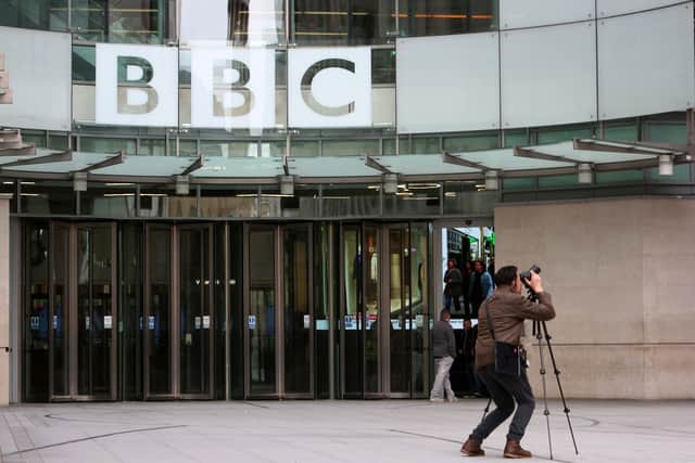The BBC is facing a £1.7bn bill to cover the costs of hefty pensions it hands to its top stars and executives. (Photo: AFP via Getty Images) 