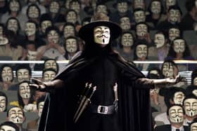 The mask featured in V for Vendetta is inspired by Guy Fawkes