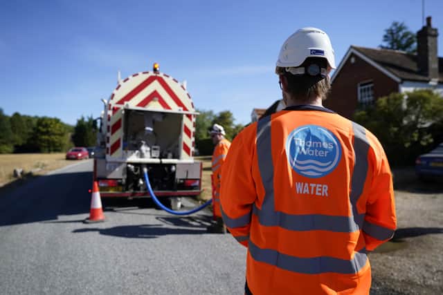 Thames Water has declared a major incident as thousands have been left without water - and thousands more will lose supply. (Photo: Andrew Matthews/PA Wire) 