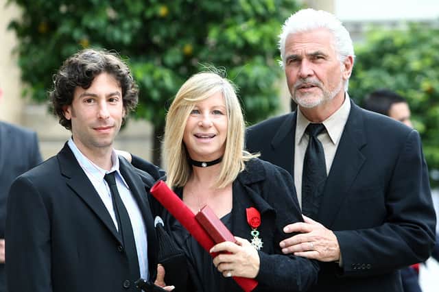 Barbra Streisand has one son Jason from her marriage to Elliott Gould, here she is with her son and husband James Brolin. Photograph by Getty