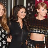 Taylor Swift, Selena Gomez and Cara Delevingne crosses paths with Princess Beatrice in New York (Getty)