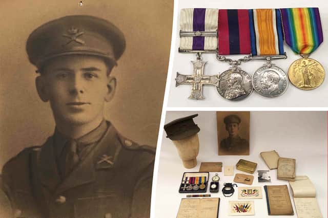 The medals that belonged to Herbert Alfred Disney who died in 1960