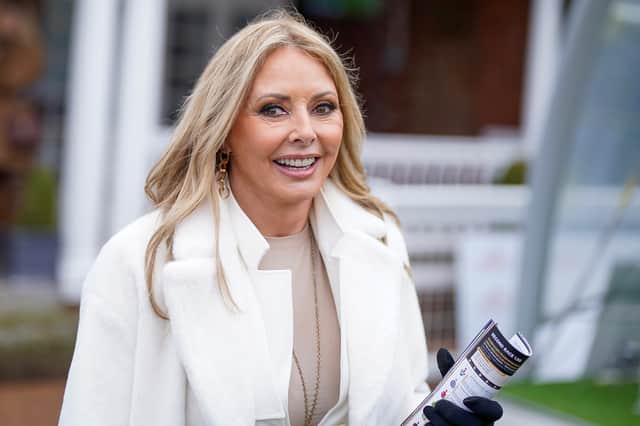 Carol Vorderman has left her BBC Radio Wales show after stating that she was "not prepared to lose her voice" after new rules around social media impartiality were introduced for presenters. (Credit: Getty Images)