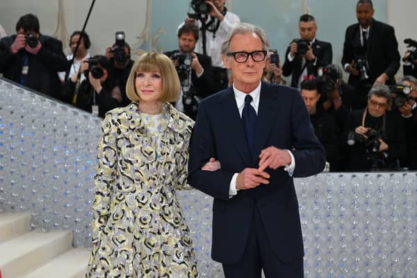 Vogue Editor-in-Chief Anna Wintour and actor Bill Nighy arrive for last year’s Met Gala 