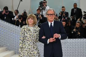 Vogue Editor-in-Chief Anna Wintour and actor Bill Nighy arrive for last year’s Met Gala 