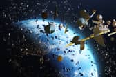 Artist rendition of space debris (Image: Nationalworld/Kim Mogg)