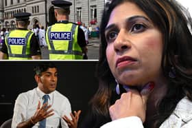 Suella Braverman's job is under pressure after comments about the police. Credit: Kim Mogg/Getty/Adobe