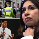 Suella Braverman's job is under pressure after comments about the police. Credit: Kim Mogg/Getty/Adobe