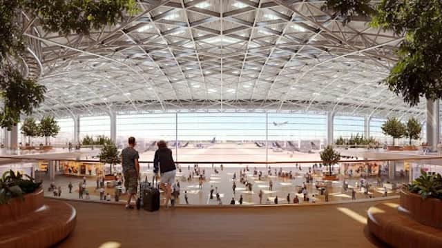 A new mega airport is set to be built in Warsaw, Poland, and rival the likes of Heathrow and Dubai. (Credit: Foster and Partners)