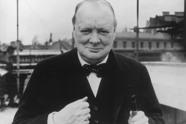 April 1939:  British Conservative politician Winston Churchill